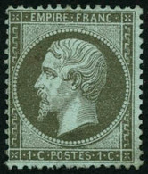 ** N°19 1c Olive - TB - 1862 Napoléon III.