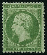 * N°20 5c Vert - TB - 1862 Napoléon III.