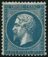 ** N°22 20c Bleu - TB - 1862 Napoleone III