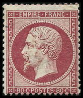 ** N°24 80c Rose - TB - 1862 Napoléon III