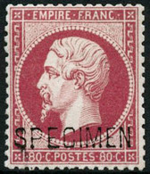 ** N°24d 80c Rose - TB - 1862 Napoleone III