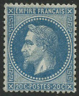 * N°29B 20c Bleu, Type II - TB - 1863-1870 Napoleon III Gelauwerd