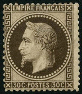 ** N°30 30c Brun - B - 1863-1870 Napoléon III Lauré