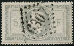 Oblit. N°33 5F Empire Obl GC 6307 - TB - 1863-1870 Napoleon III Gelauwerd