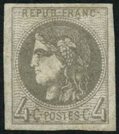 ** N°41B 4c Gris, R2 - TB - 1870 Emisión De Bordeaux