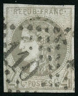 Oblit. N°41B 4c Gris R2 - TB - 1870 Emission De Bordeaux