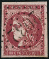 Oblit. N°49 80c Rose - TB - 1870 Emission De Bordeaux