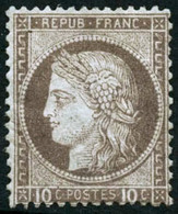 ** N°54 10c Brun S/rose - TB - 1871-1875 Cérès