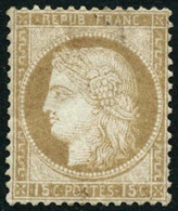 ** N°55 15c Bistre - TB - 1871-1875 Ceres