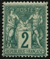 * N°62 2c Vert - TB - 1876-1878 Sage (Tipo I)