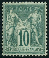 * N°65 10c Vert - TB - 1876-1878 Sage (Type I)