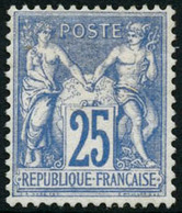 * N°68 25c Outremer, Fraicheur Postale - TB - 1876-1878 Sage (Type I)
