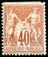 * N°70 40c Rouge-orange - TB - 1876-1878 Sage (Type I)