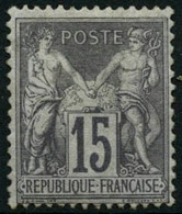 ** N°77 15c Gris - TB - 1876-1898 Sage (Tipo II)