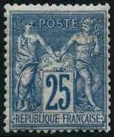 ** N°79 25c Bleu - TB - 1876-1898 Sage (Type II)