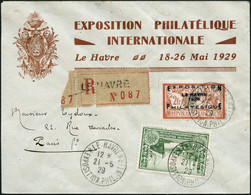 Lettre N°257A 2F Expo Du Havre S/lettre De L'expo Obl 21/5/29 - TB - Altri & Non Classificati