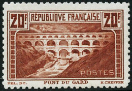 ** N°262B 20F Pont Du Gard, Dent 11 - TB - Altri & Non Classificati