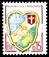 ** N°1232 15c Polychrome, Couleur Quasi Absente Au Niveau Du Blason, Belle Variété D'impression - TB - Autres & Non Classés