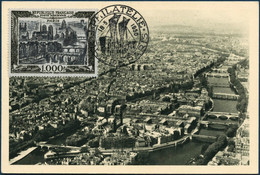 EP N°29 1000F Paris S/carte 1er Jour 18/5/50 - TB - Andere & Zonder Classificatie