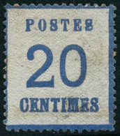 * N°6 20c Bleu - TB - Other & Unclassified