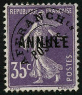 ** N°62-CI1 35c Violet - TB - Cursussen