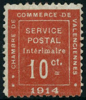 ** N°1 10c Vermillon, Signé Thiaude - TB - War Stamps