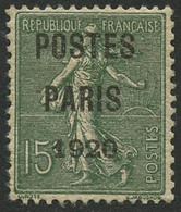 * N°25 15c Vert-olive - TB - Altri & Non Classificati