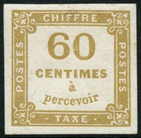 ** N°8 60c Jaune Bistre, Pièce De Luxe Signé Brun - TB - Other & Unclassified