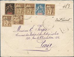 Lettre Lettre Ercommandée (60c) De Basse-Terre Du 30/1/97 Pour Paris - B - Autres & Non Classés