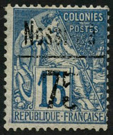 ** N°21 75c Sur 15c Bleu, Signé Brun - TB - Other & Unclassified