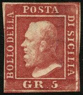 (*) N°21b 5g Carmin - TB - Sicilië