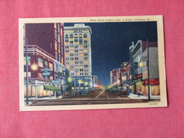 Night View Coca Cola Sign Main Street Drug Store  Kentucky > Lexington  Ref 3154 - Lexington