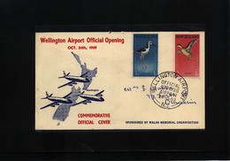 New Zealand 1959 Official Opening Of The Wellington Airport - Briefe U. Dokumente