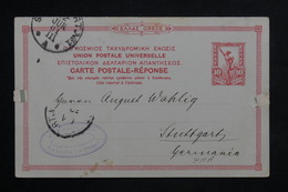 GRECE - Entier Postal De Kalamata Pour L 'Allemagne En 1903 - L 22318 - Enteros Postales