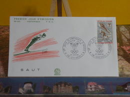 Jeux Olympiques D'Hiver (Saut) - 38 Grenoble - 27.1.1968 FDC 1er Jour N°625 - Coté 1,50€ - Winter 1968: Grenoble