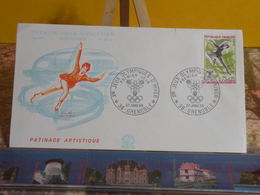 Jeux Olympiques D'Hiver (Patinage) - 38 Grenoble - 27.1.1968 FDC 1er Jour N°628 - Coté 1,50€ - Winter 1968: Grenoble