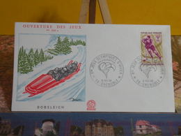 Jeux Olympiques D'Hiver (Bobsleigh)- 38 Grenoble - 6.2.1968 FDC 1er Jour N°626 A - Coté 1,50€ - Winter 1968: Grenoble