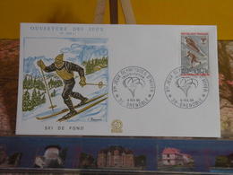 Jeux Olympiques D'Hiver (Ski De Fond)- 38 Grenoble - 6.2.1968 FDC 1er Jour N°625 A - Coté 1,50€ - Winter 1968: Grenoble