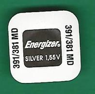 PILE  391 / 381  MD  SR 1120 SW WATCH  ENERGIZER   QUARTZ ORIGINE NEUF - Materiales