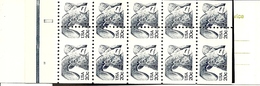 UNITED STATES (USA), 1982, Booklet 142b, Wildlife $ 4.00, Mi 0-104, MISPERFORATION - 2. 1941-80