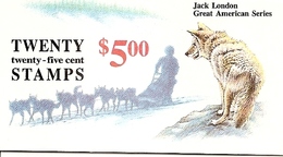 UNITED STATES (USA), 1988, Booklet 150, Jack London $5,  Mi 0-123nt - 2. 1941-80