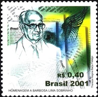 BRAZIL #2800  - HOMMAGE TO WRITER  BARBOSA LIMA SOBRINHO  -  1v  2001  - MINT - Ungebraucht