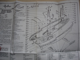 Sept Plans De Maquettes De Bateaux Militaire Et Commerce - Boten