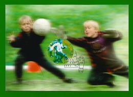 Norwegen 2002  Mi.Nr. 1426 , Norges Fotballforbund - Maximum Card - Stempel  Oslo 12.04.2002 - Maximumkaarten