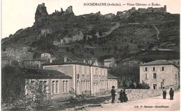 ROCHEMAURE ... VIEUX CHATEAU ET ECOLES - Rochemaure