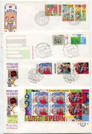 RC 11489 PAYS-BAS 1991 / 1994 LOT DE 4 FDC 1er JOUR DONT UN BLOC TB - FDC