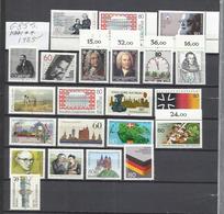 G855-LOTE COLECCION SELLOS ALEMANIA FEDERAL SERIES NUEVOS MNH** 1985..BUEN VALOR. LOTE STAMPS GERMANY FEDERAL SERIES NEW - Other & Unclassified