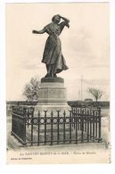CPA (13) Les Saintes Maries De La Mer. Statue Mireille.  (C.135) - Saintes Maries De La Mer