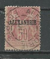 ALEXANDRIE Scott 12a ? Yvert 14 (11) O Type I: N Sous B 35,00 $ 1899 - Gebraucht