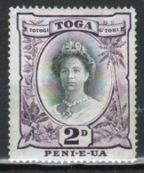 Tonga 1942 Single 2d Stamp From Definitive Set. - Tonga (...-1970)